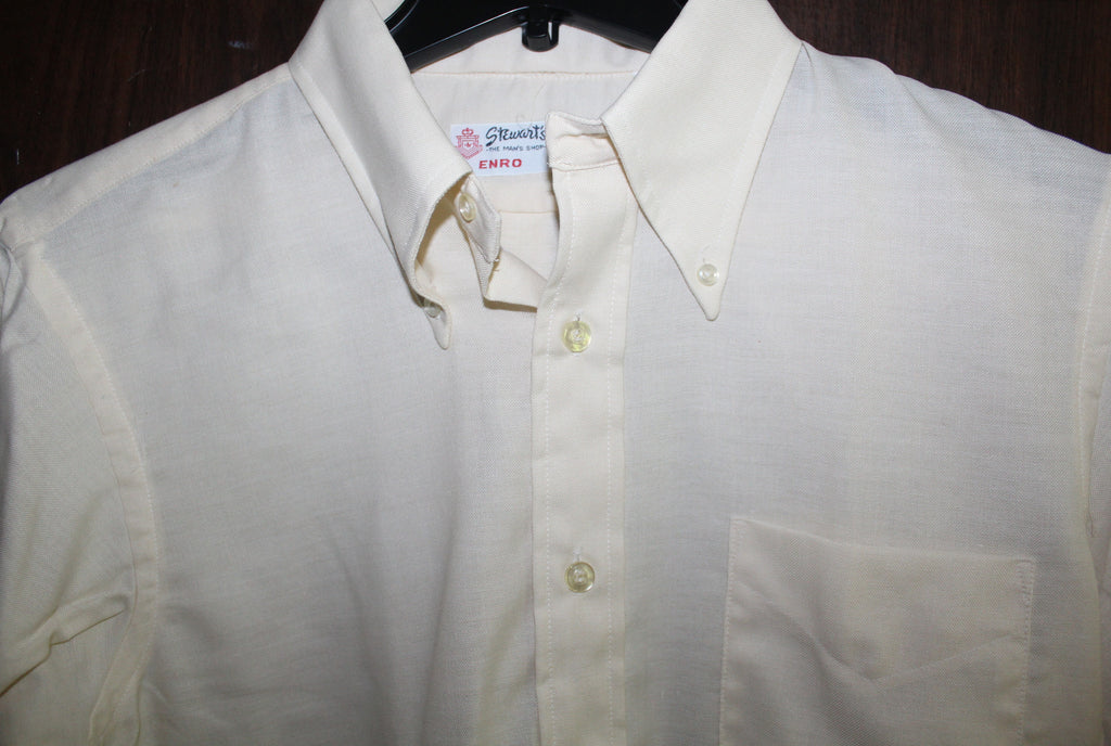Men Dress SHIRT "STEWARTS" Size 16/33 Cotton Blend Long Sleeve NEW