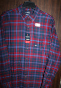 Men Flannel Shirt "CHAPS" Size XX-Large Multi-Color NWT