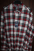 Men Flannel Shirt "CHAPS" Size 3XB/3TF Big &Tall Multi Color NWT