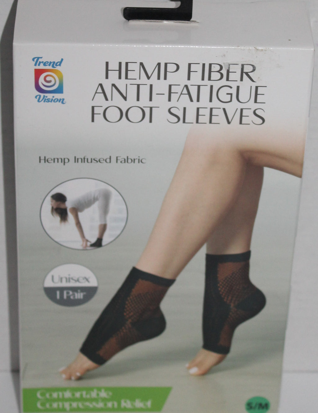 Anti Fatigue Foot Sleeve "TREND VISION" Size S/M 1Pr Unisex NIB