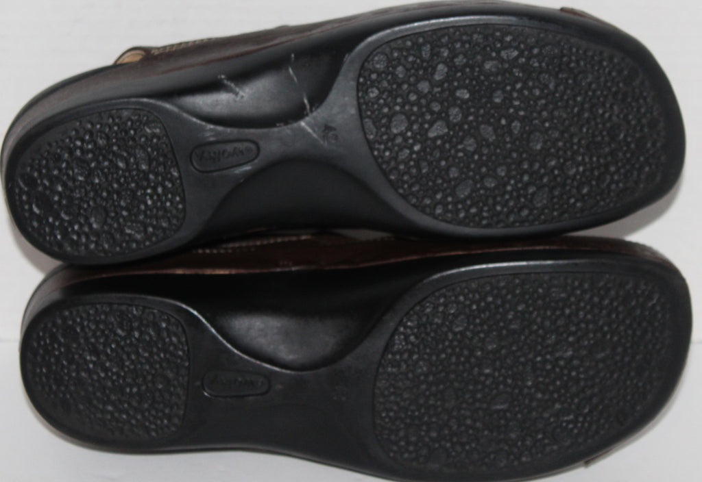 Women Sandals "WOLKY" Size US 11.5M EU 42 Brown Leather