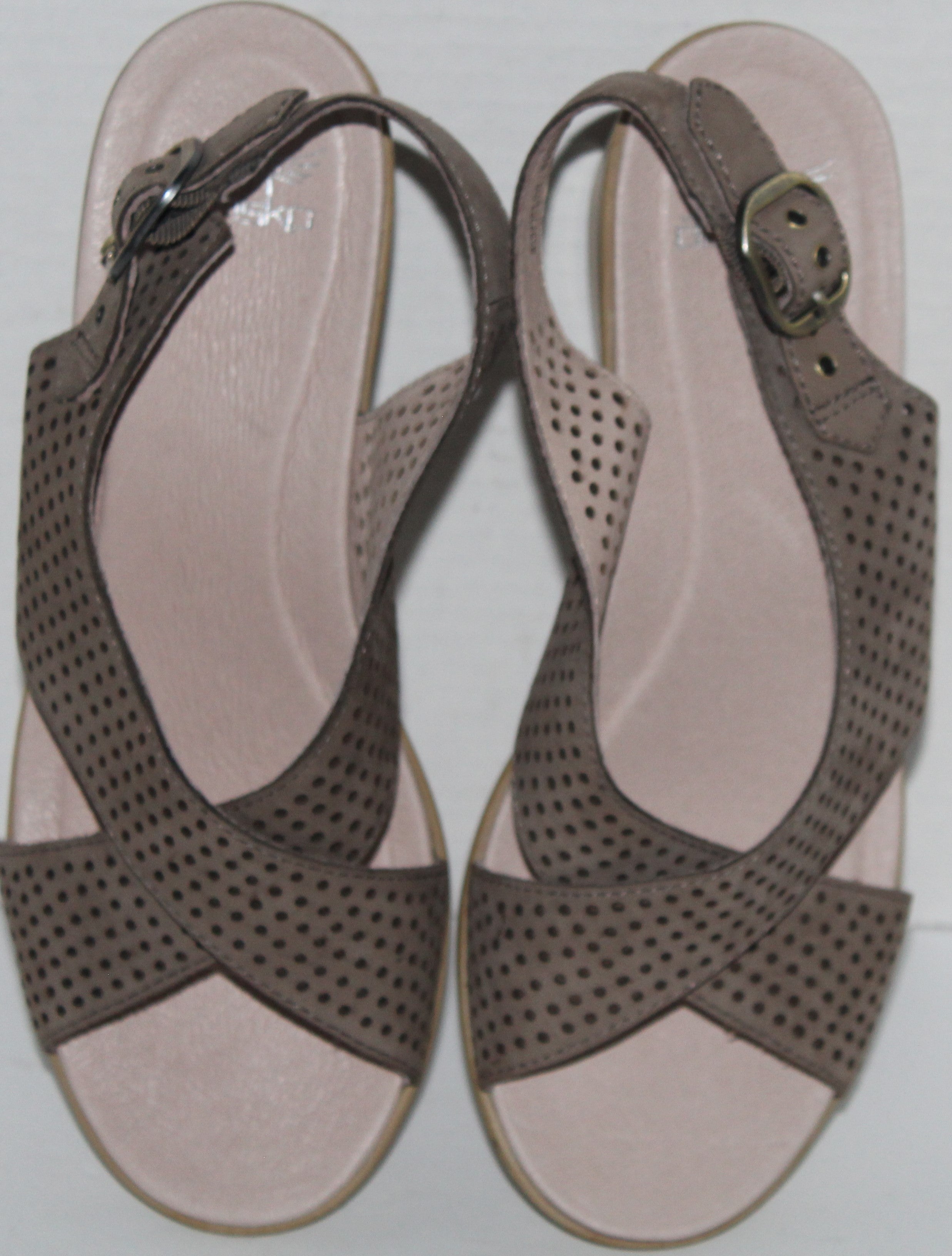 Women Sandals "DANSKO" Clogs Size US 9.5 EU 40 Brown Leather