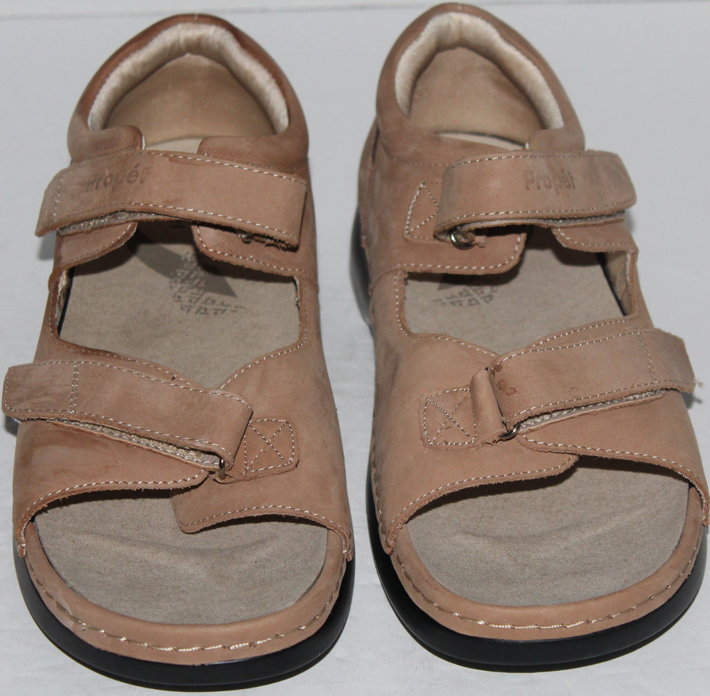 Women Sandals "PROPET" Size 11EEEE Leather Upper  Brown NEW