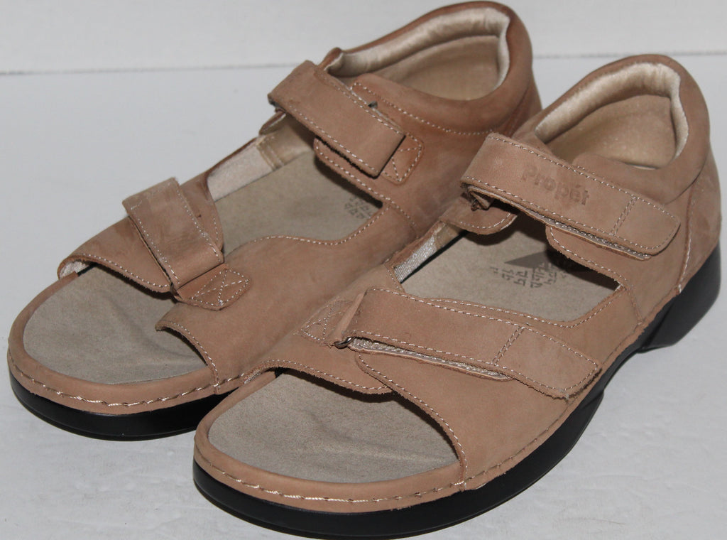 Women Sandals "PROPET" Size 11EEEE Leather Upper  Brown NEW