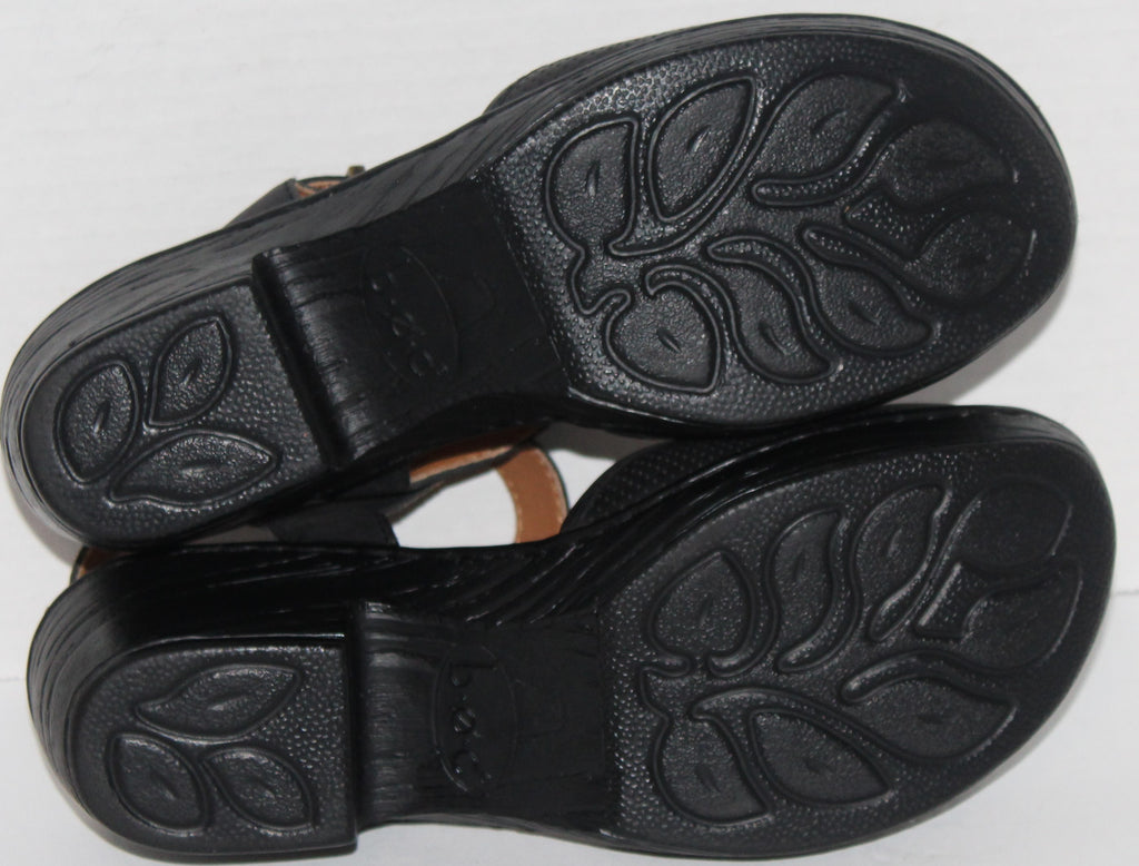 Women Shoes "BOC" Sandals Size 8M Black Leather