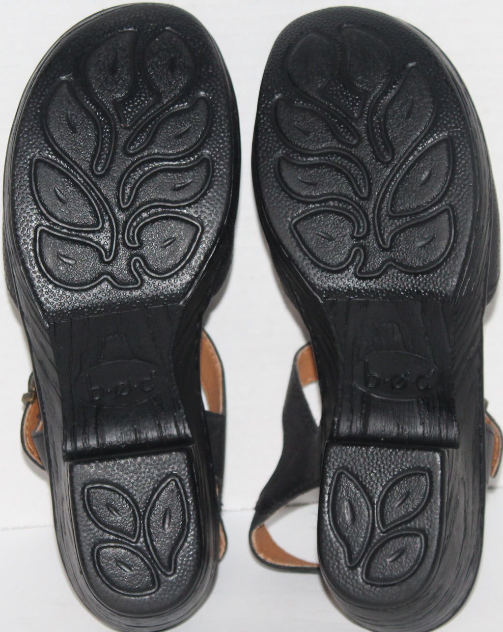 Women Shoes "BOC" Sandals Size 8M Black Leather