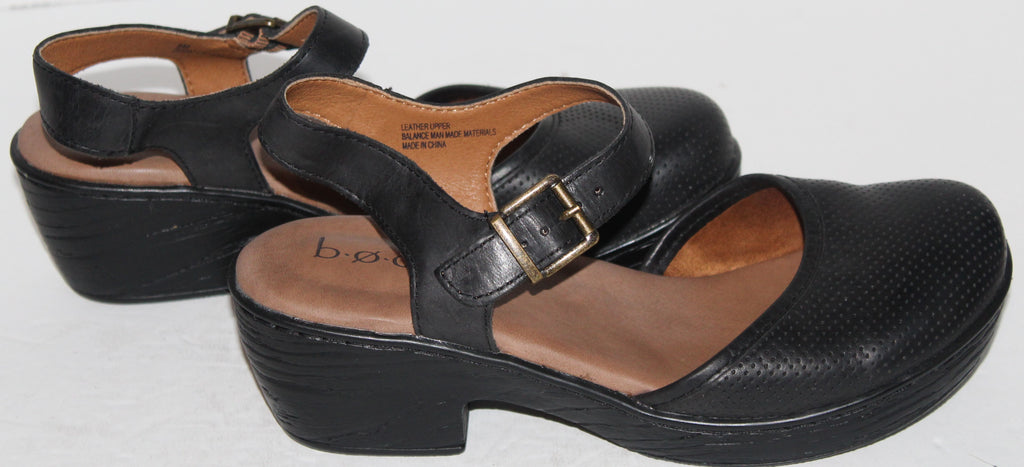 Women Shoes "BOC" Sandals Size 8M Black Leather