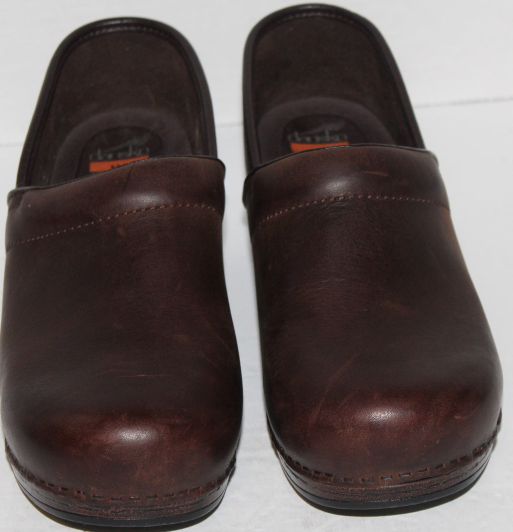 Women Shoes "DANSKO XP" Loafers Clogs Size US 10.5 EU 41 Brown Leather NEW