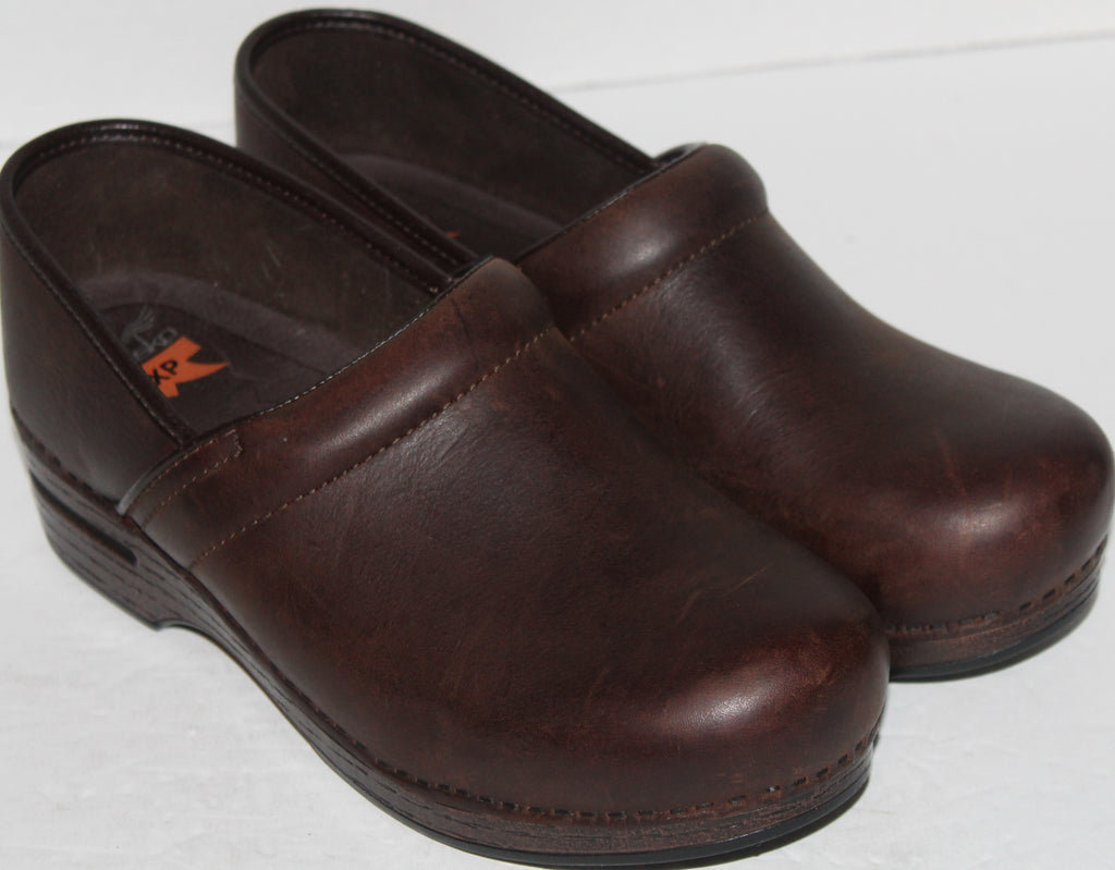 Women Shoes "DANSKO XP" Loafers Clogs Size US 10.5 EU 41 Brown Leather NEW