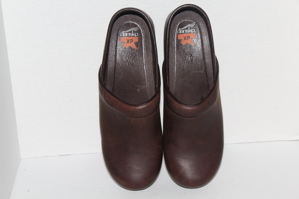 Women Shoes "DANSKO XP" Loafers Clogs Size US 10.5 EU 41 Brown Leather NEW