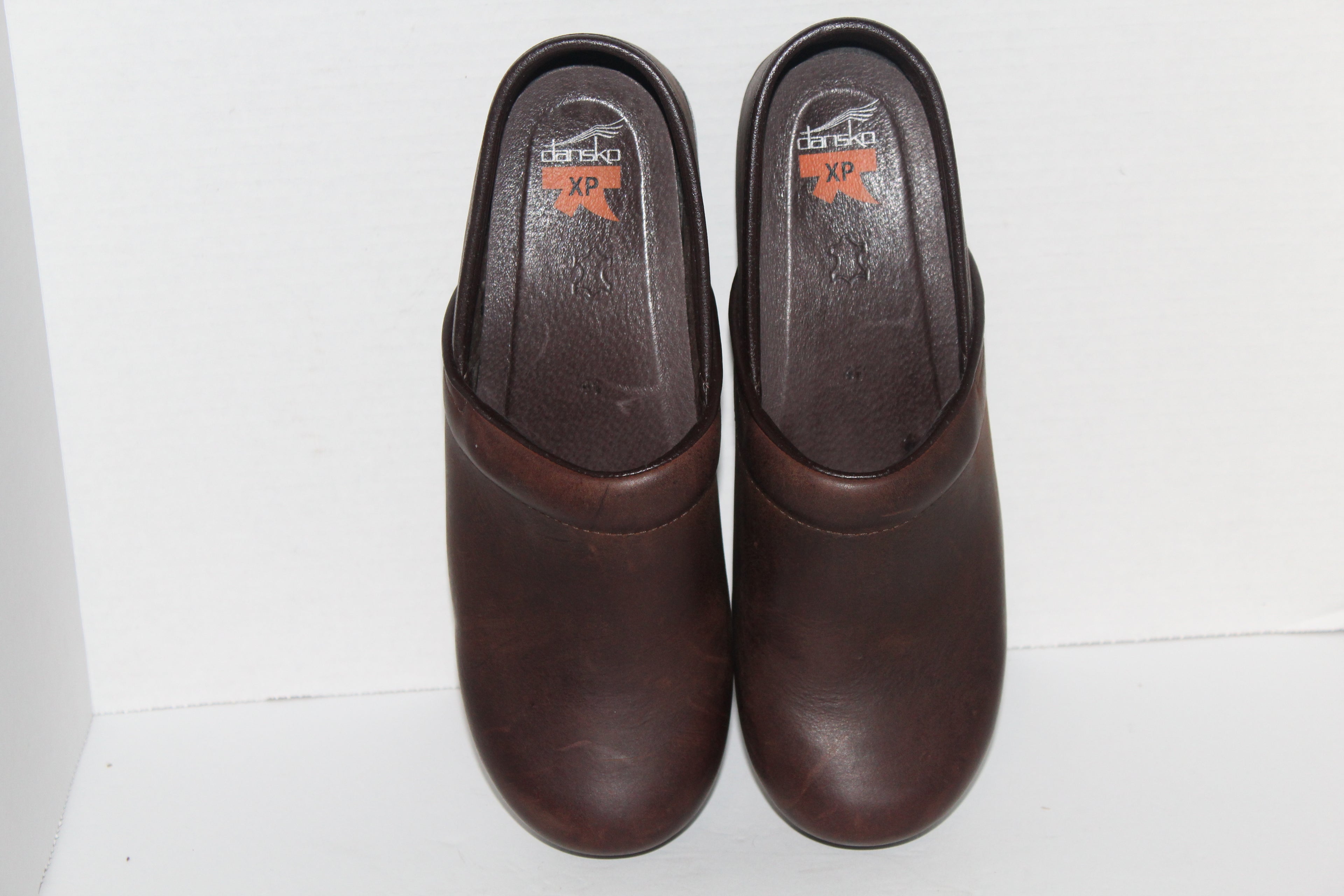 Women Shoes "DANSKO XP" Loafers Clogs Size US 10.5 EU 41 Brown Leather NEW