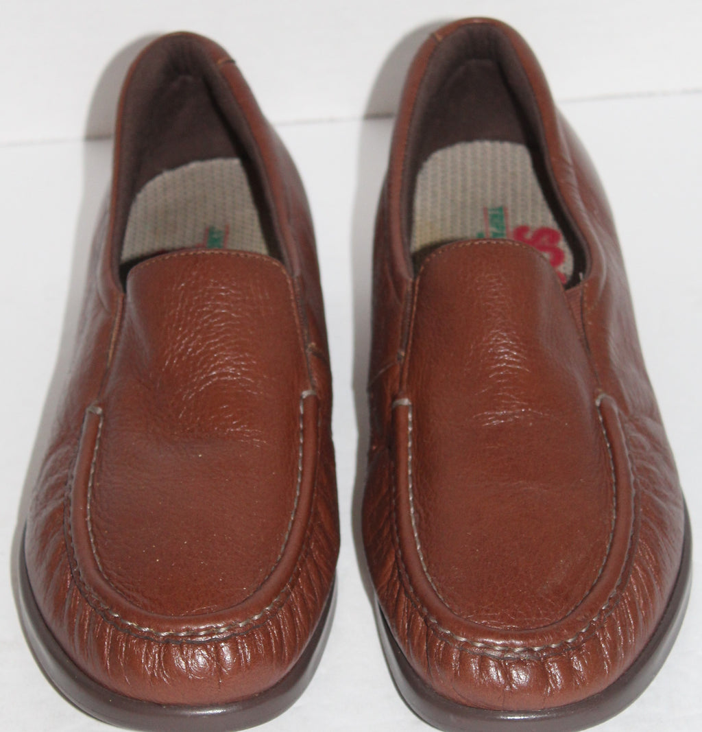 Women Shoes "SAS" Loafers Size 11M Brown Leather NEW