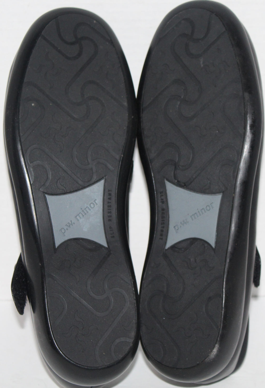 Women Shoes "P.W.MINOR"Loafers Size 10W Black Leather NEW