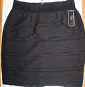 Women Skirt "ALFANI" Size 10P Black NWT