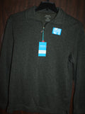 Men Long Sleeve Polo "HAGGAR" Size MEDIUM Green NWT