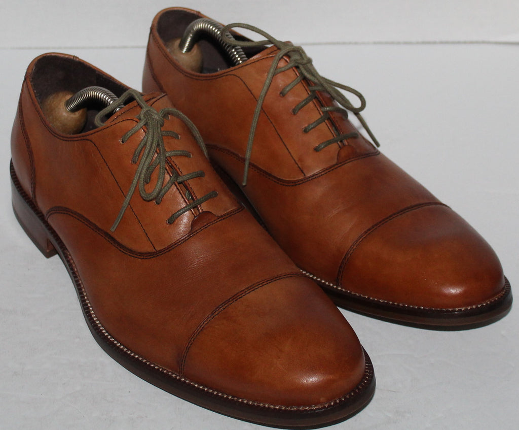 Men Dress Oxfords "COLE HAAN" Size 9.5M Brown NEW