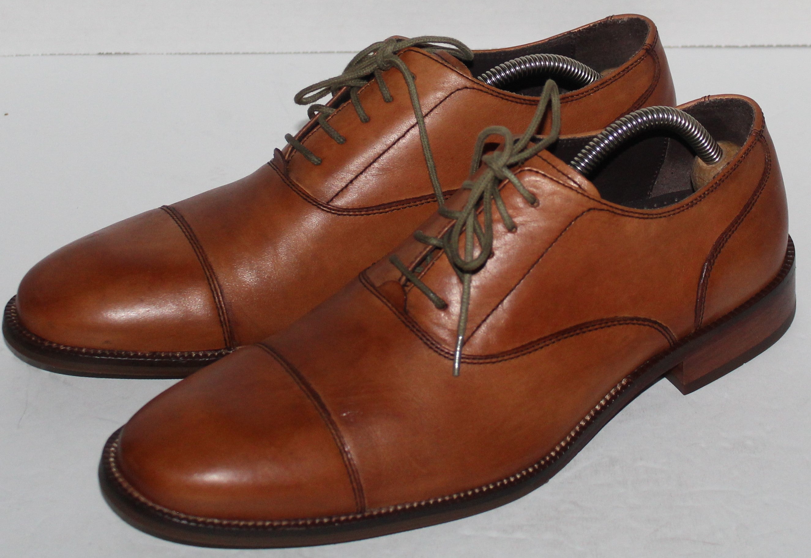 Men Dress Oxfords "COLE HAAN" Size 9.5M Brown NEW