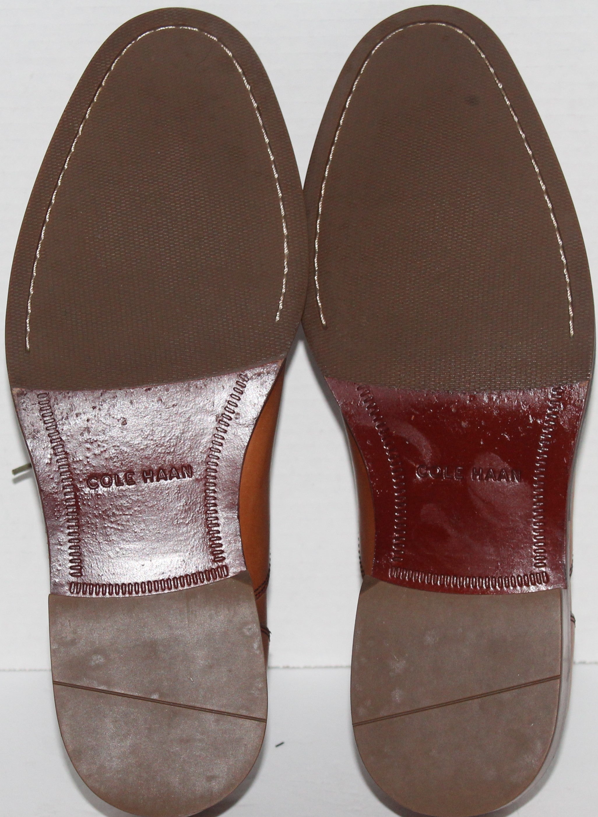 Men Dress Oxfords "COLE HAAN" Size 9.5M Brown NEW