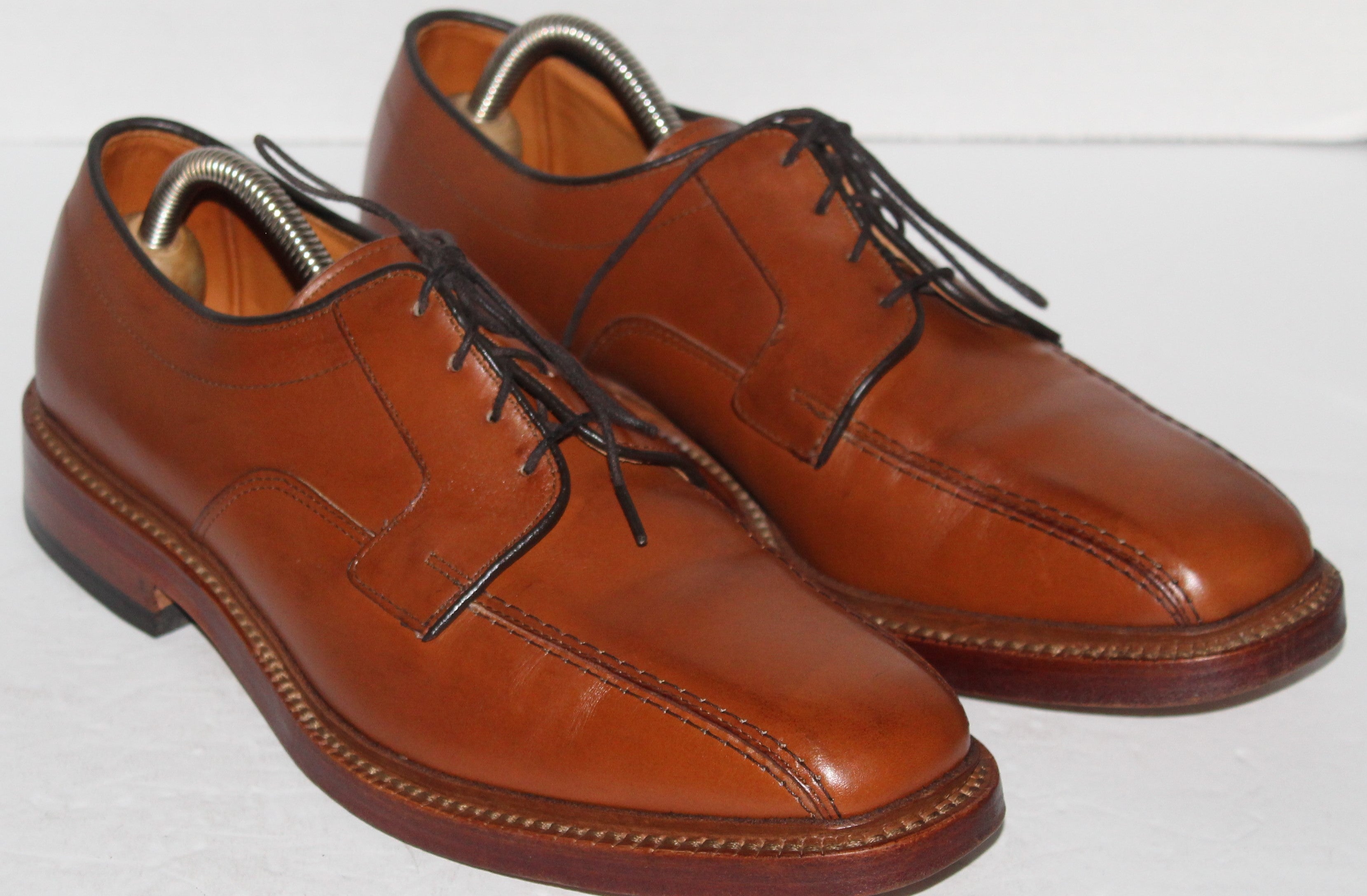 Men Shoes "ALLEN EDMONDS" Oxfords Size 9B Brown Leather