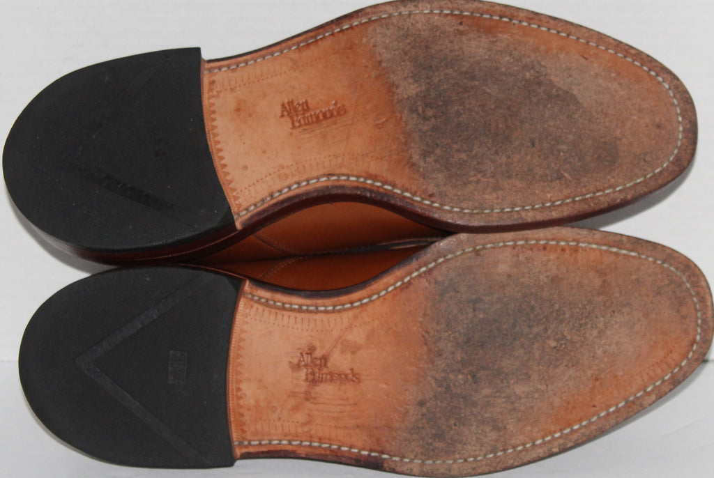 Men Shoes "ALLEN EDMONDS" Oxfords Size 9B Brown Leather
