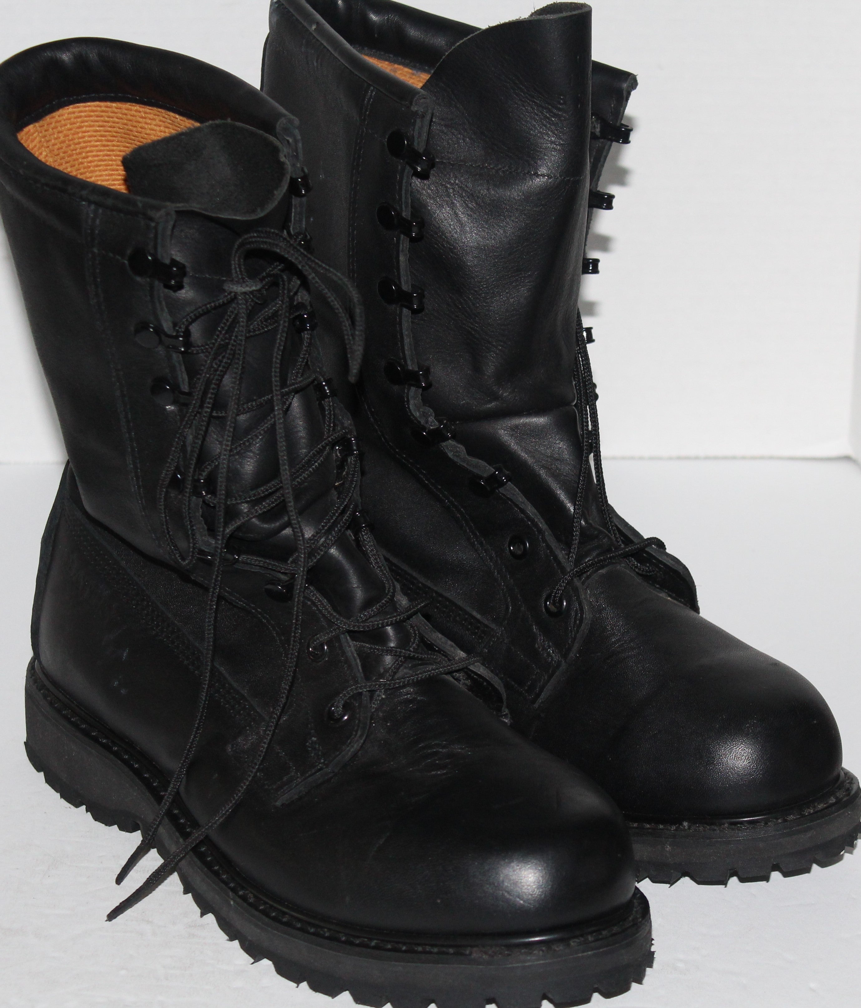 Men Boots "BATES" Ankle Size 12 Black Leather NEW