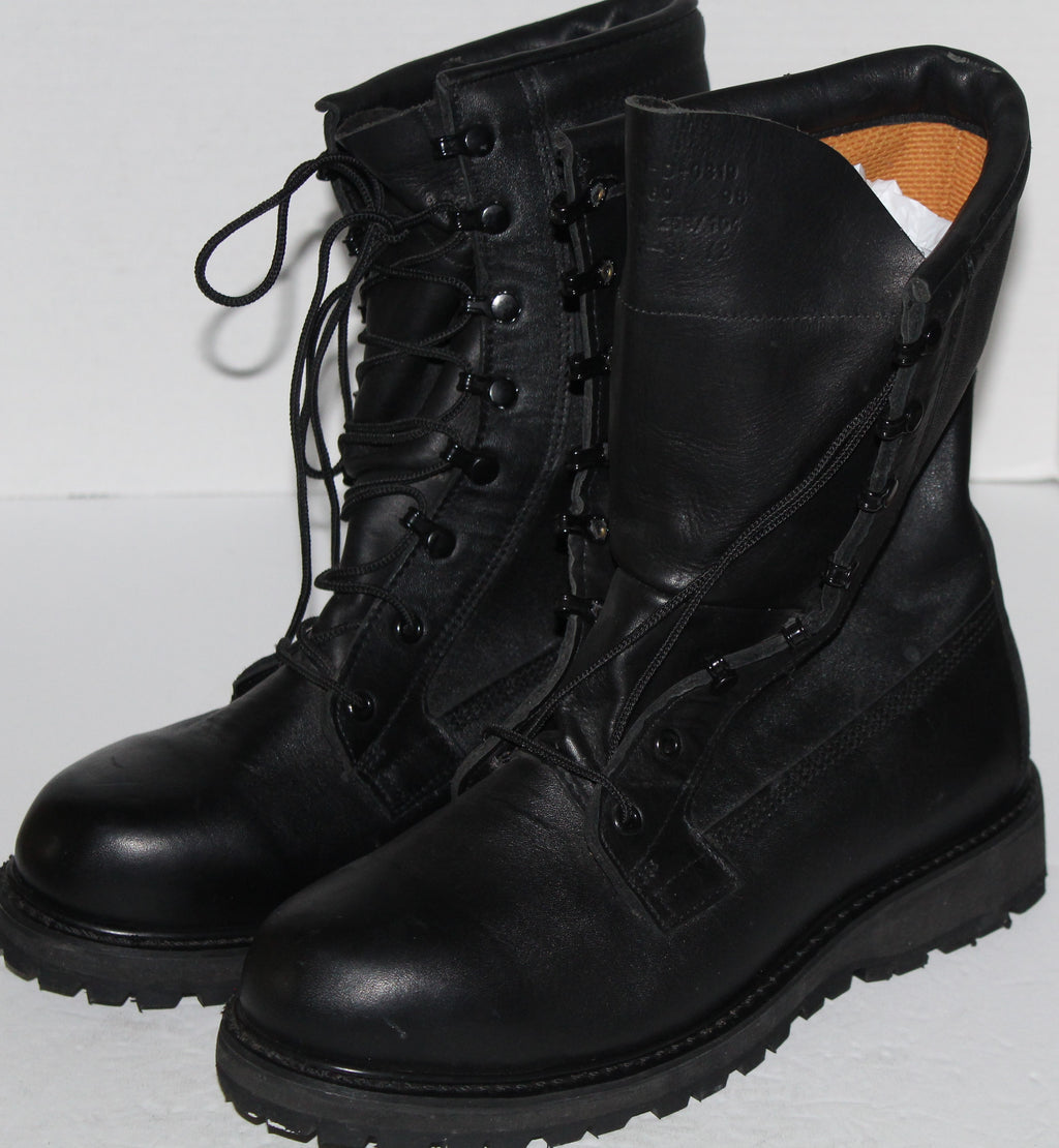 Men Boots "BATES" Ankle Size 12 Black Leather NEW