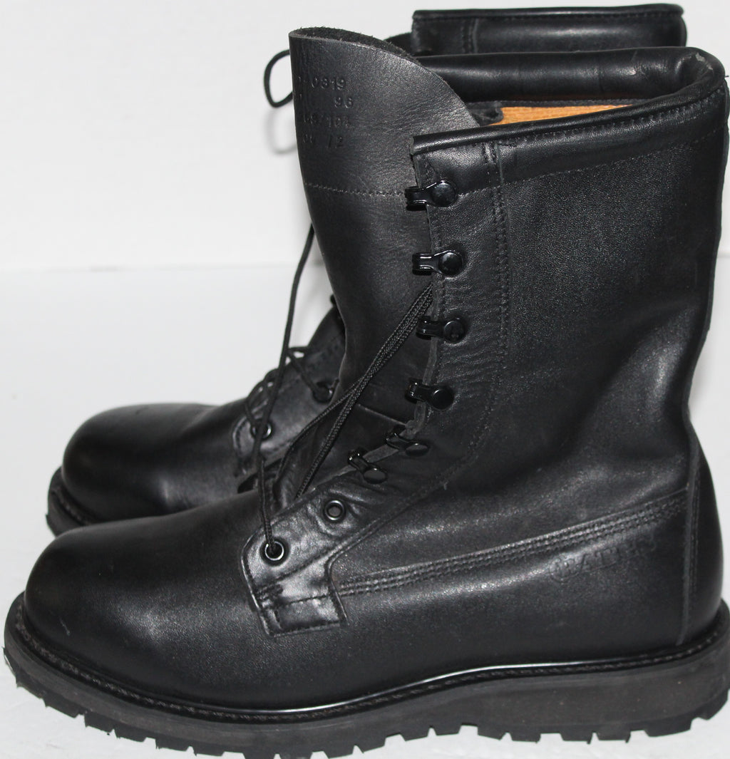 Men Boots "BATES" Ankle Size 12 Black Leather NEW