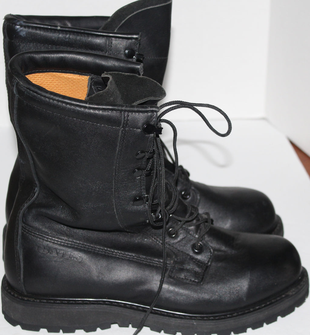 Men Boots "BATES" Ankle Size 12 Black Leather NEW