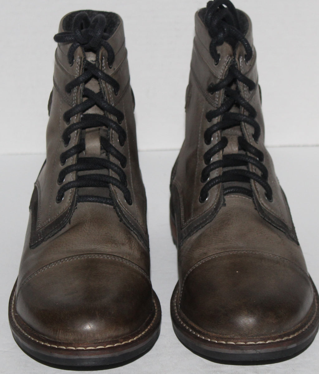 Men's Ankle Boots "OUTPOST" Size 11 Grey Leather NEW