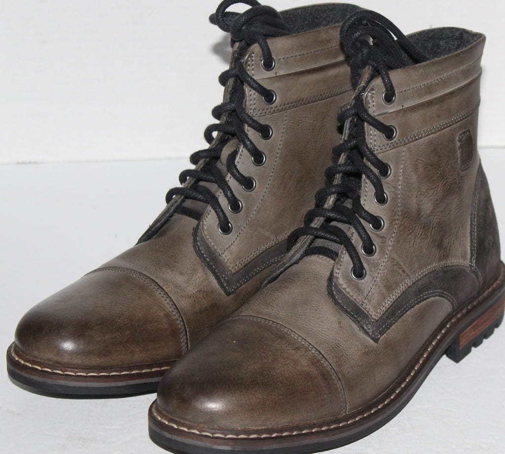 Men's Ankle Boots "OUTPOST" Size 11 Grey Leather NEW