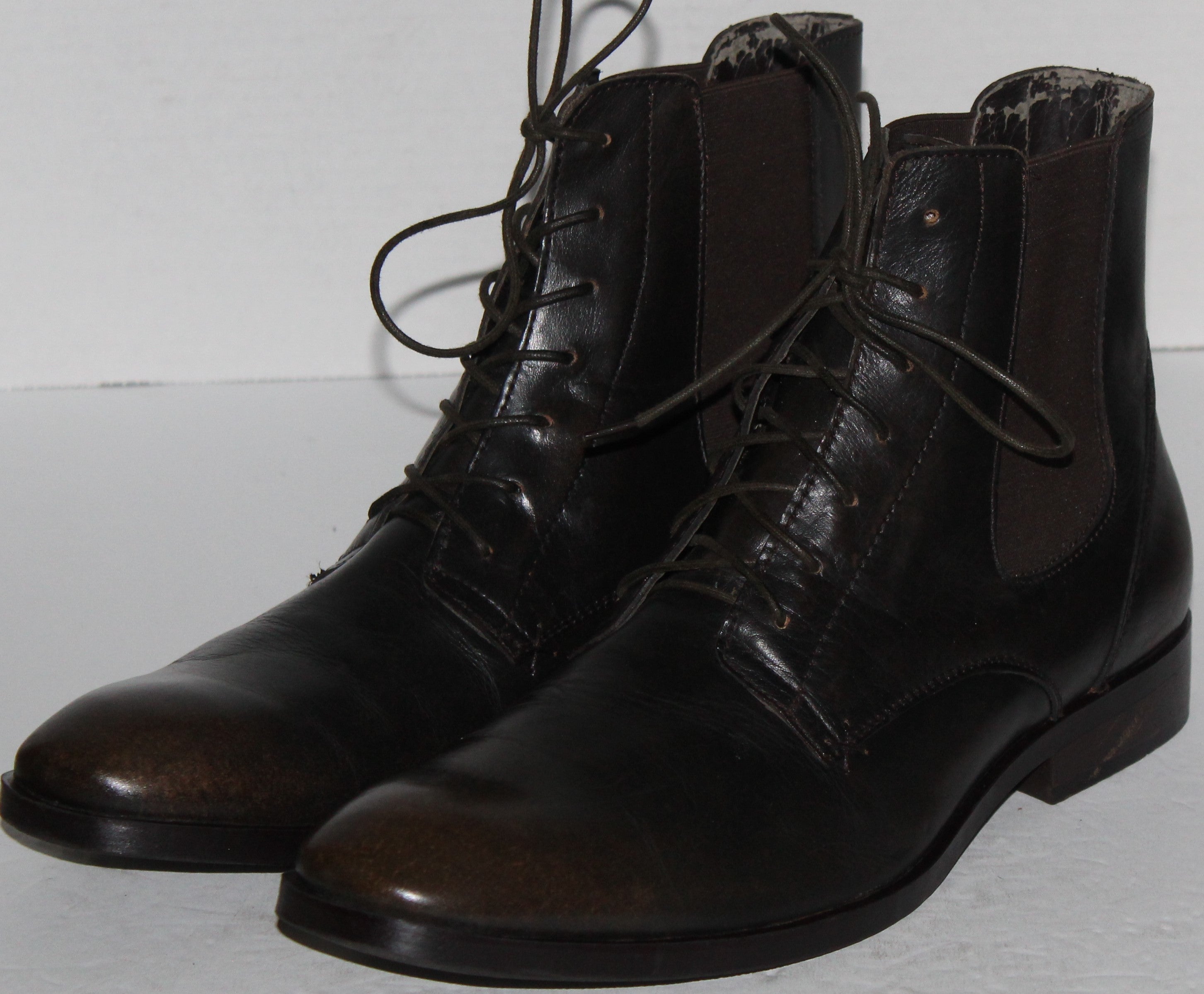 Men's Ankle Boots "MARC ANTHONY" Size 13 M Leather Upper Brown