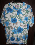 Men Short Sleeve Summer Shirt "CARIBBEAN JOE" Size LARGE Floral NEW