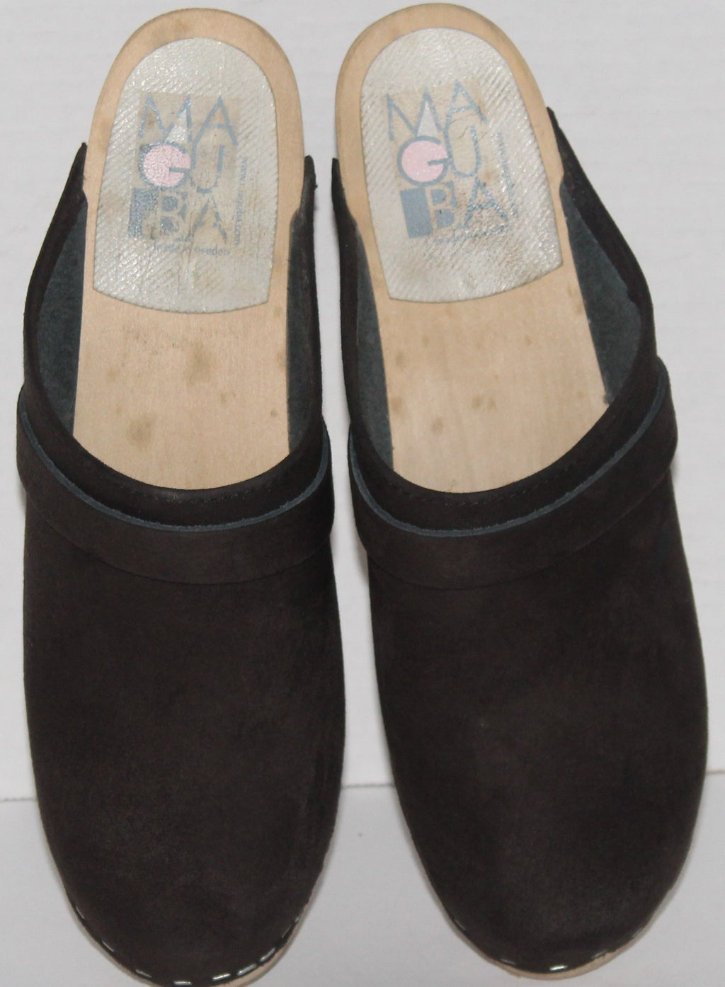 Women Shoes "MAGUBA" MULES Size US 7.5 EU 38 Black Suede