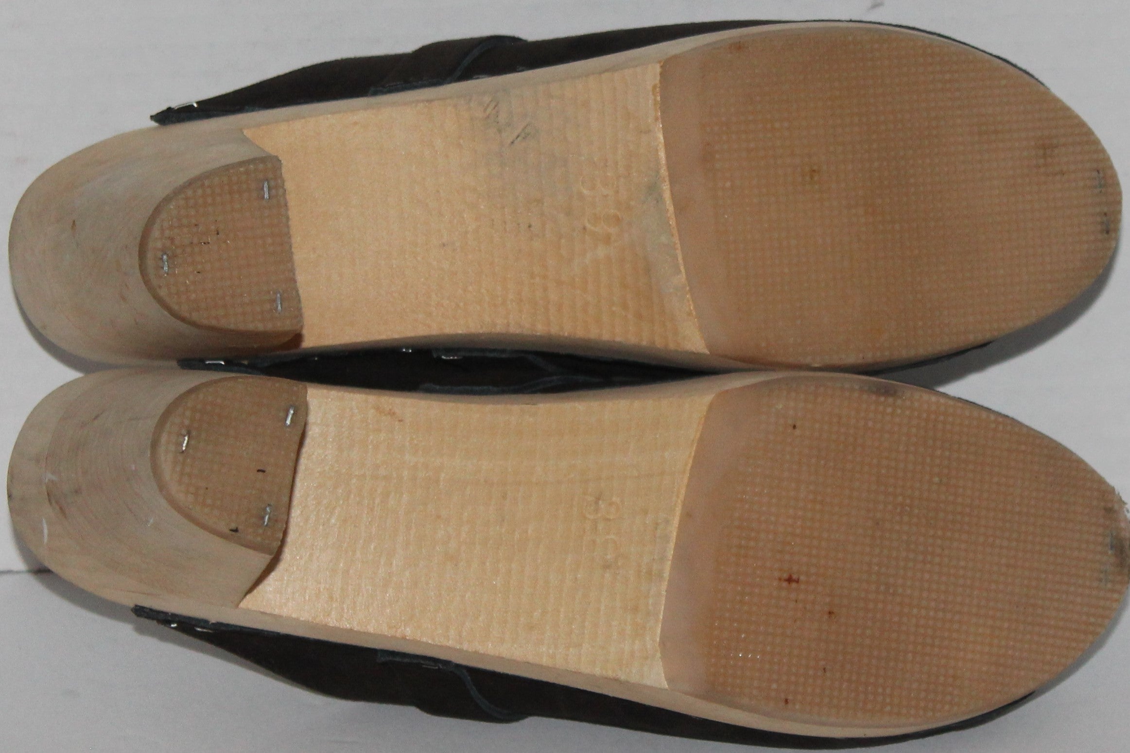 Women Shoes "MAGUBA" MULES Size US 7.5 EU 38 Black Suede