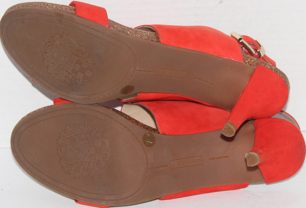 Women Shoes "VINCE CAMUTO" Heels Size 9M Red NEW