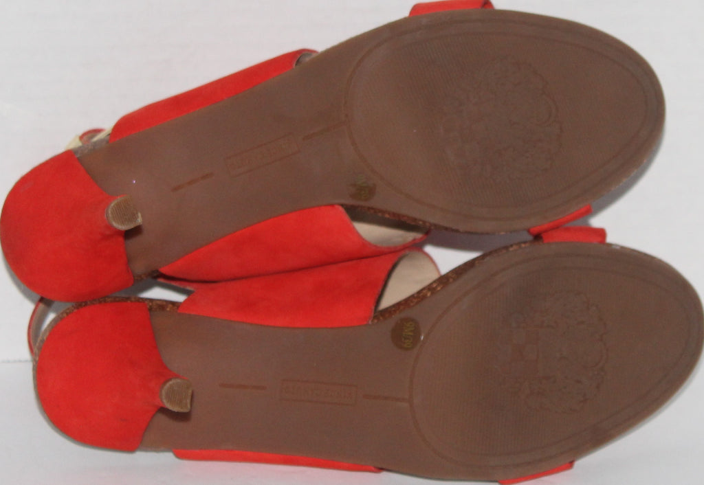 Women Shoes "VINCE CAMUTO" Heels Size 9M Red NEW
