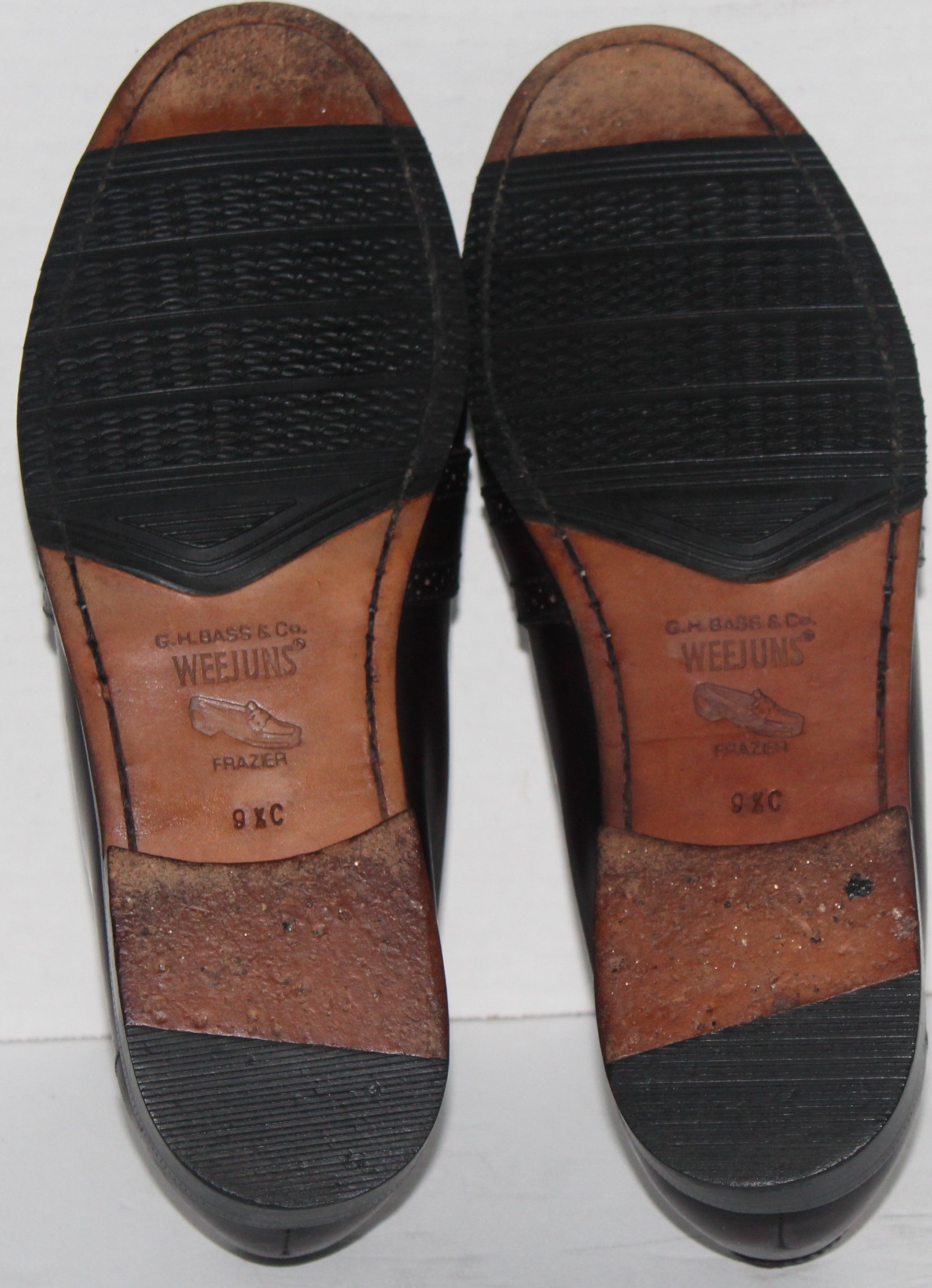 Men Shoes"BASS" Tassel Loafers Size 9.5D Brown Leather