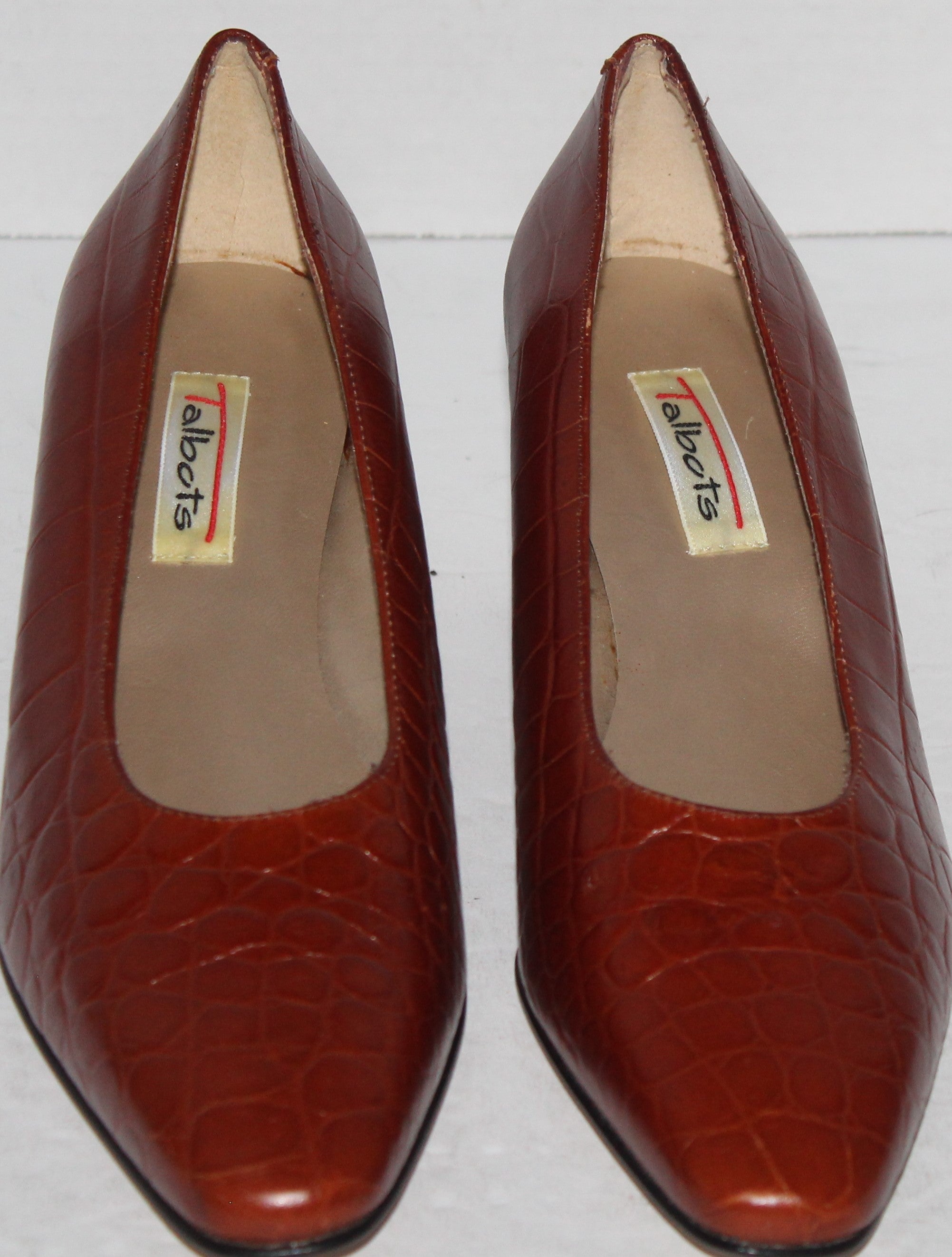 Women Shoes "TALBOTS" PUMPS Size 8.5M Brown NEW