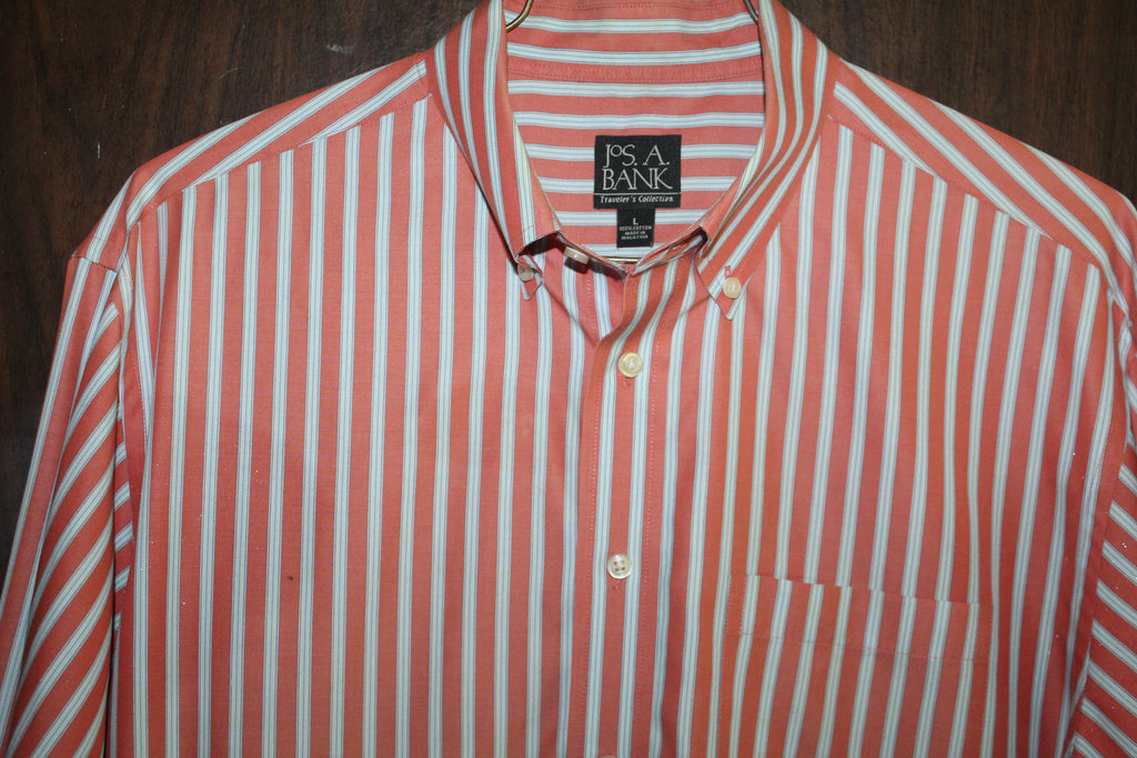 Men Shirt "JoS.A.BANK" Size Large Multi -Color NEW
