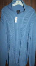 Men Sweater "JoS.A.BANK" Size E-Large Blue NWT