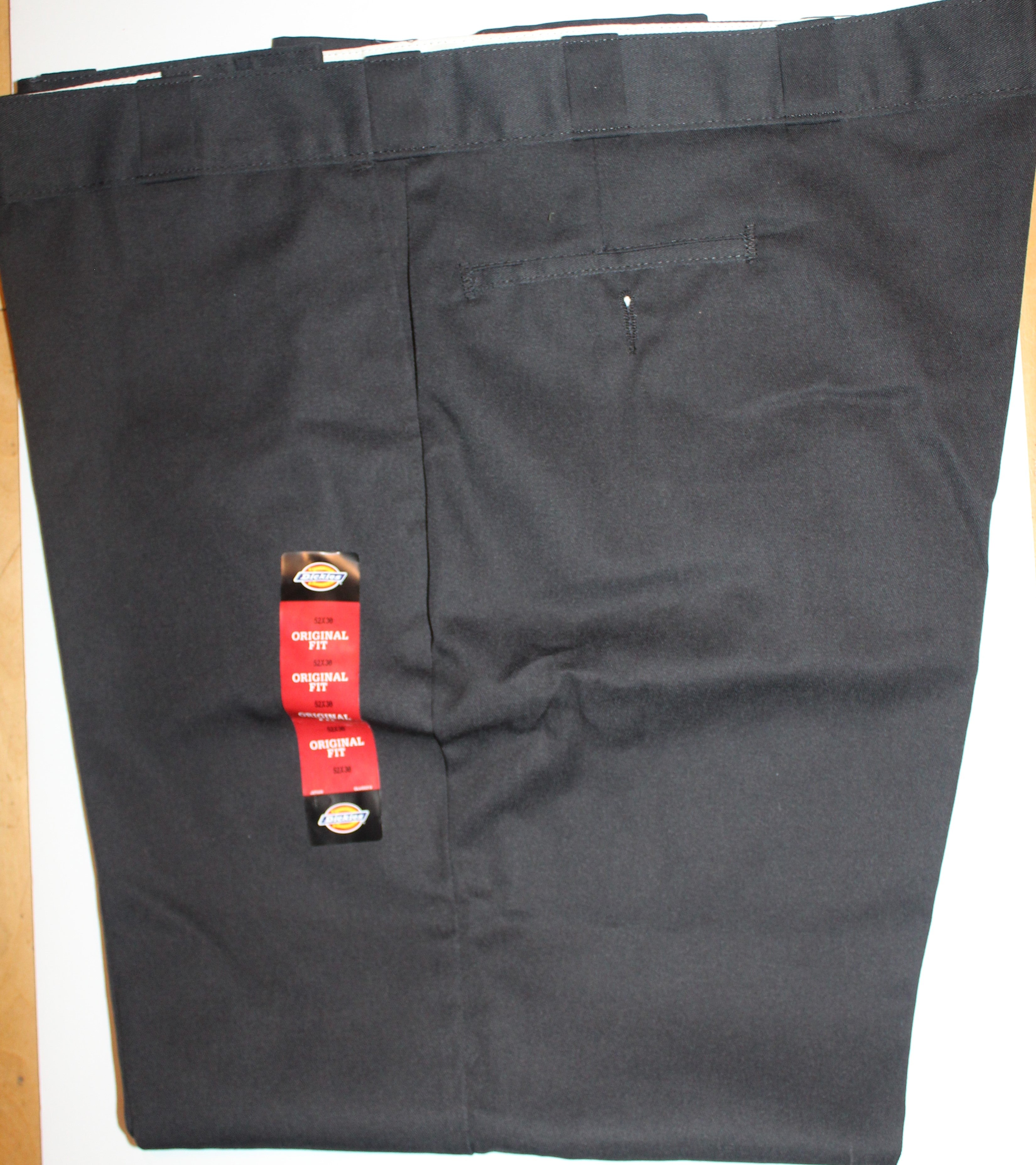 Men Work Pants "DICKIES"Size 52X30 Black Khaki