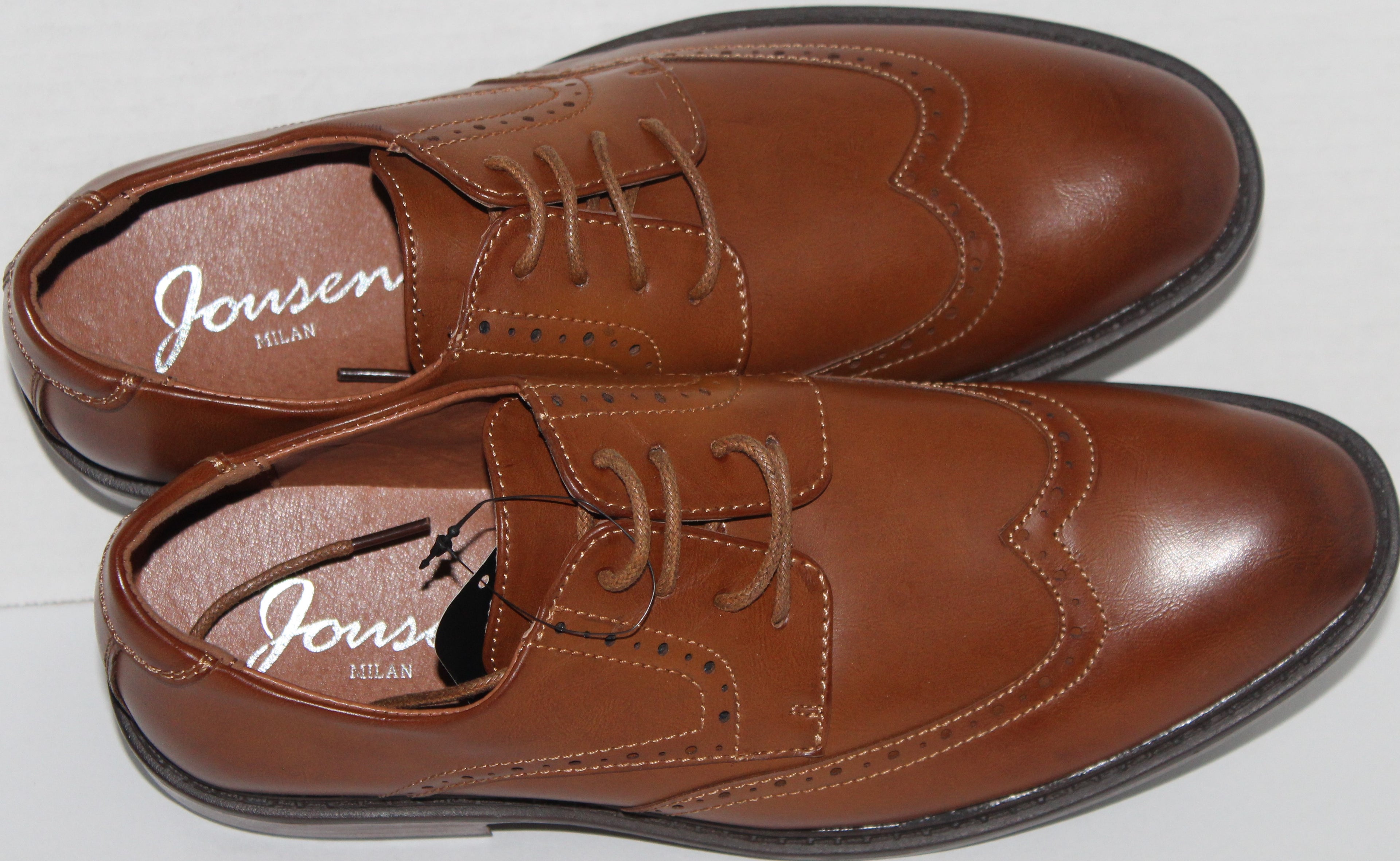 Men Dress Oxfords "JONSEN" Size 7 US 40 EU Brown NEW