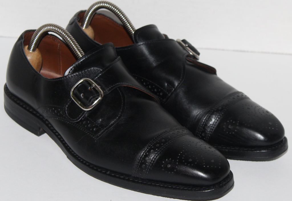 Men Shoes "ALLEN EDMONDS" Loafers Size 7D Black Leather