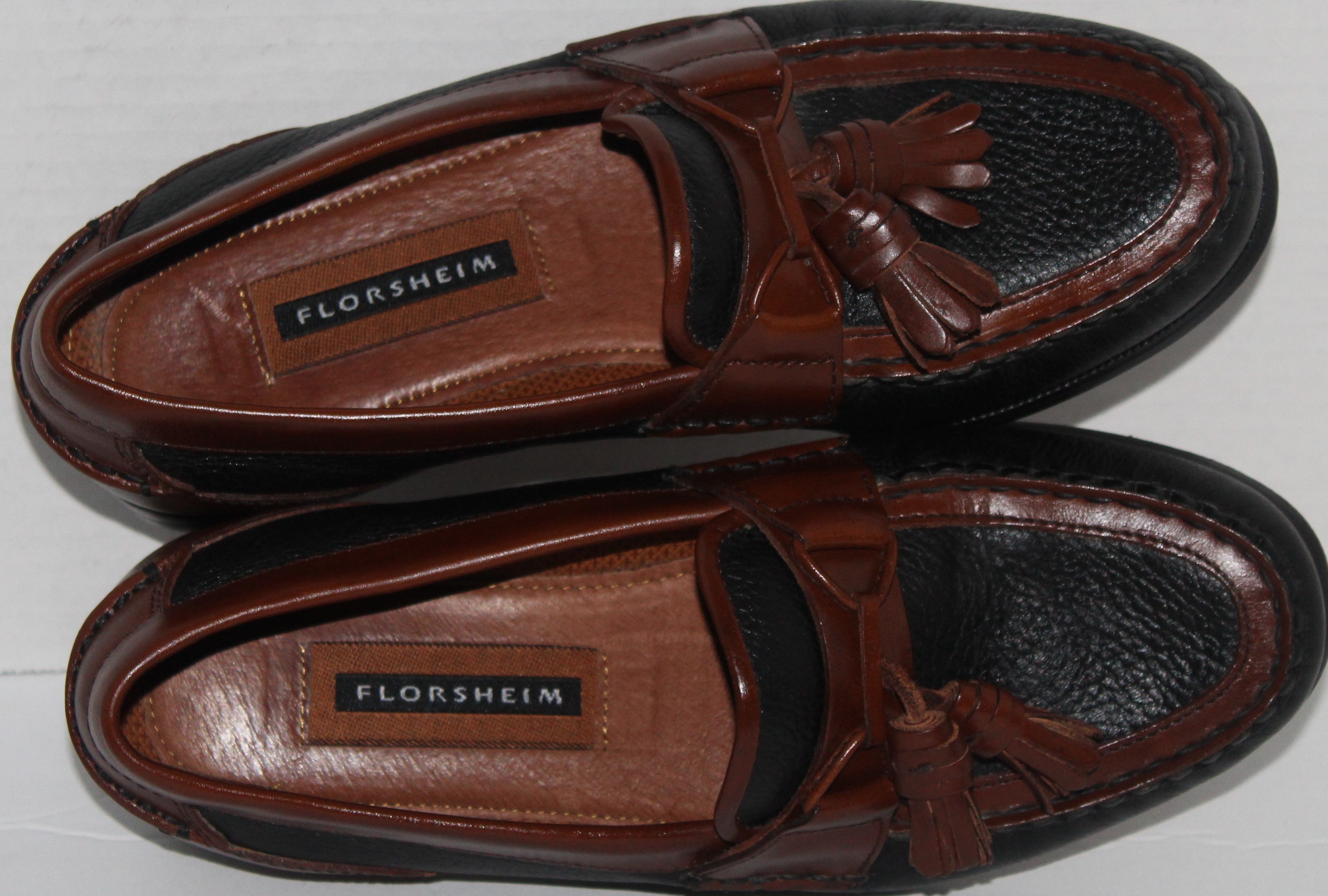 Men Shoes "FLORSHEIM" Tassel Loafers Size 6.5D Leather