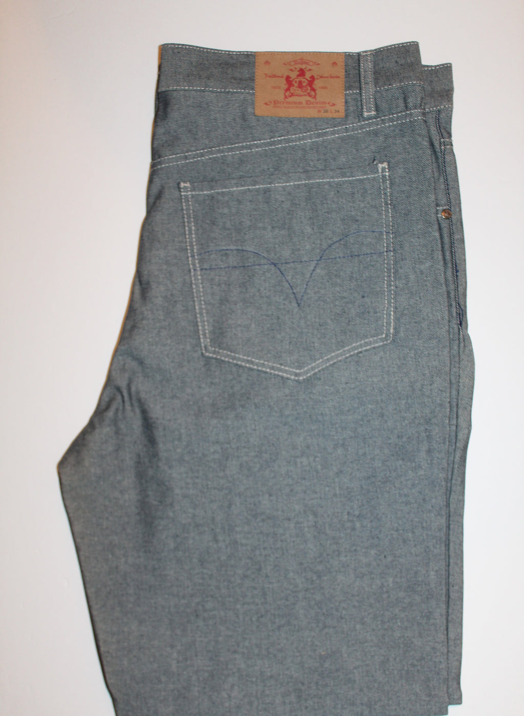Men Jeans "REBOOT" Size 38X34 5 Pockets Cotton/Poly