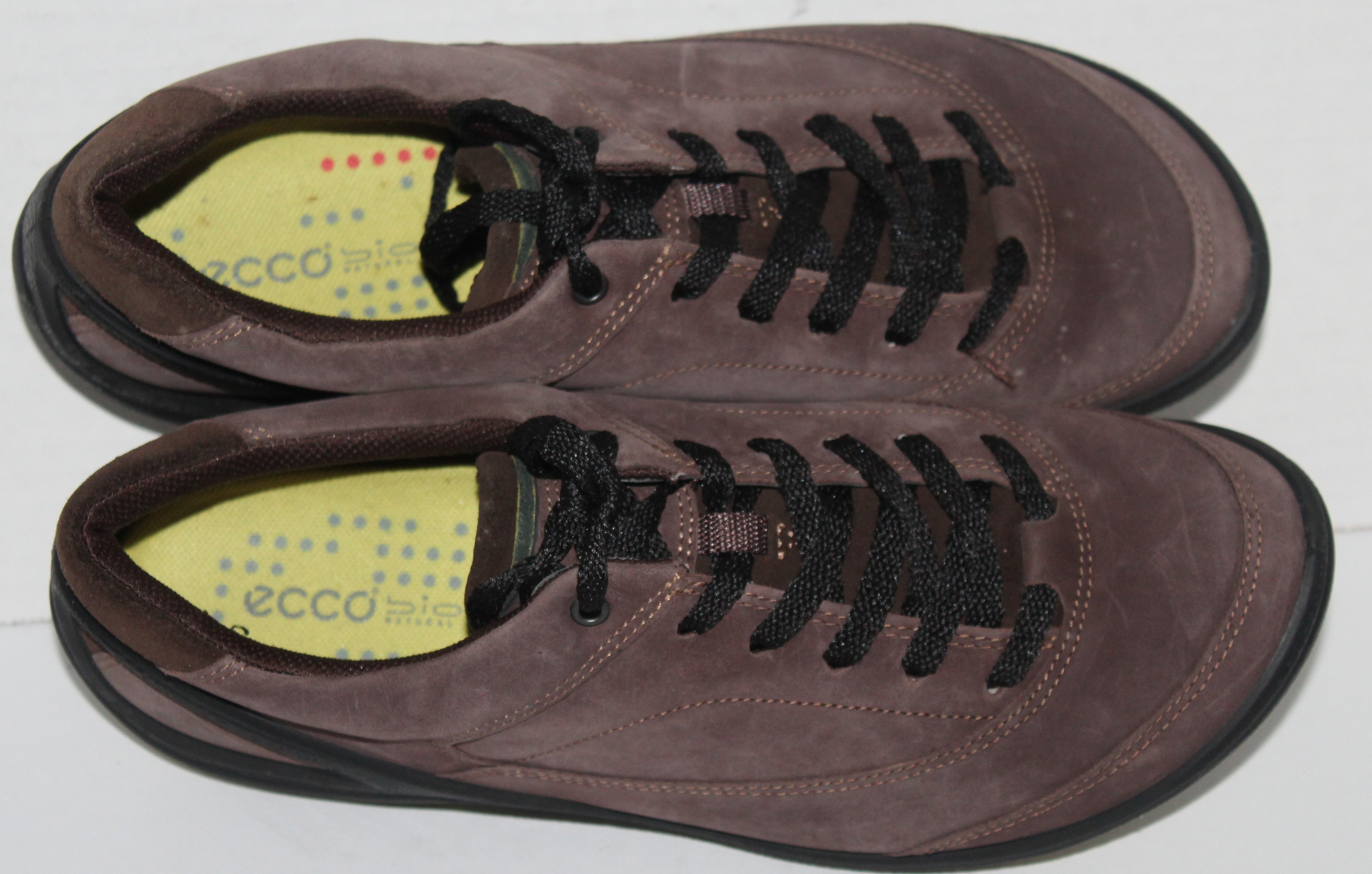Women Shoes "ECCO" Sport Oxfords Size US 7.5 EU 38 Brown