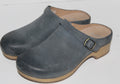 Women Shoes "DANSKO" Mules Size US 7.5 EU 38 Blue Leather