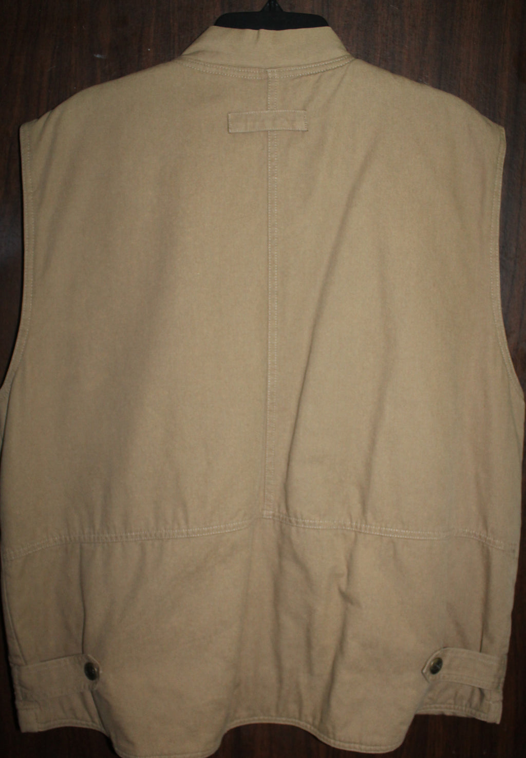 Men  Vest "St John's Bay" Size LARGE Rugged Canvas