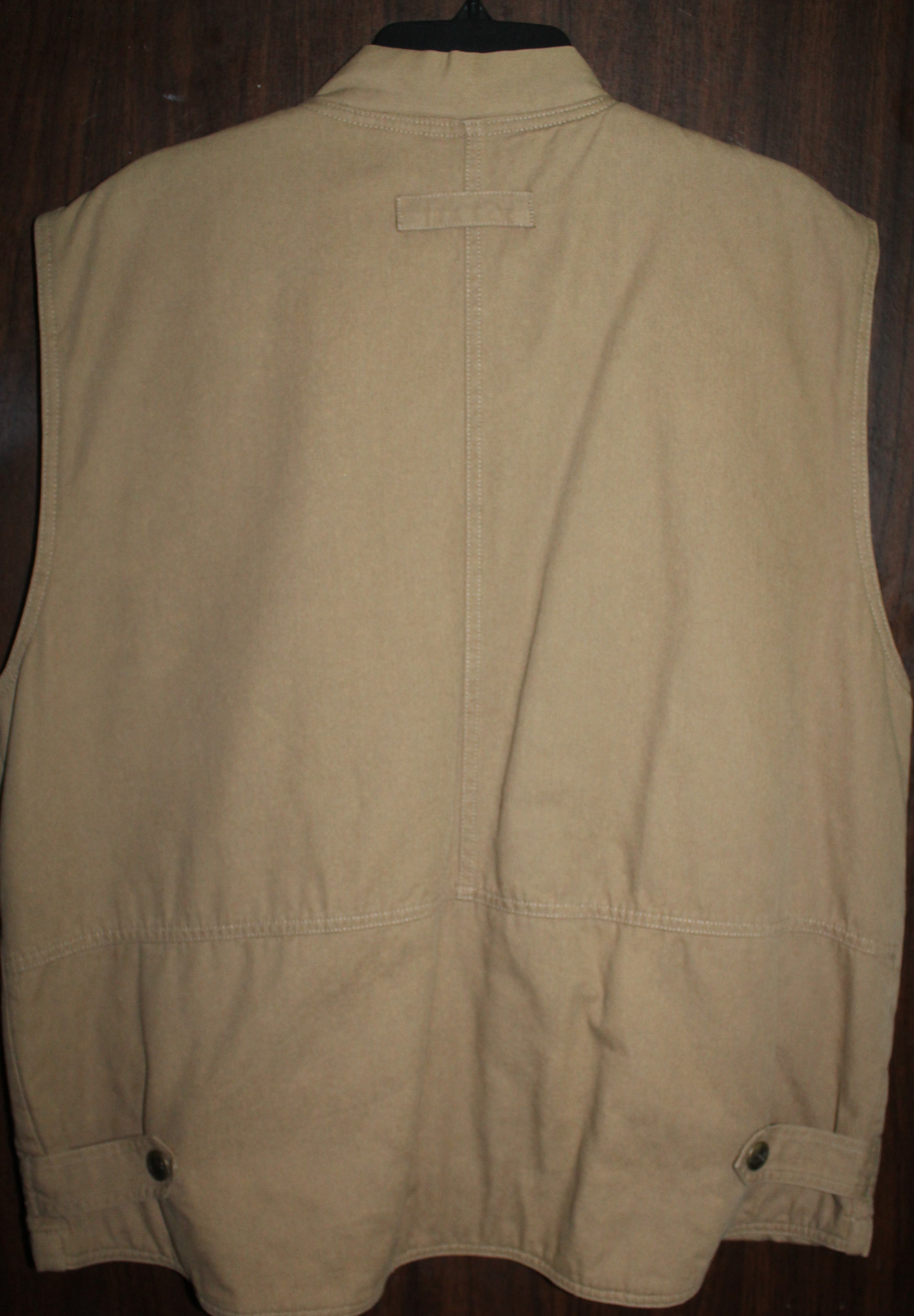 Men  Vest "St John's Bay" Size LARGE Rugged Canvas