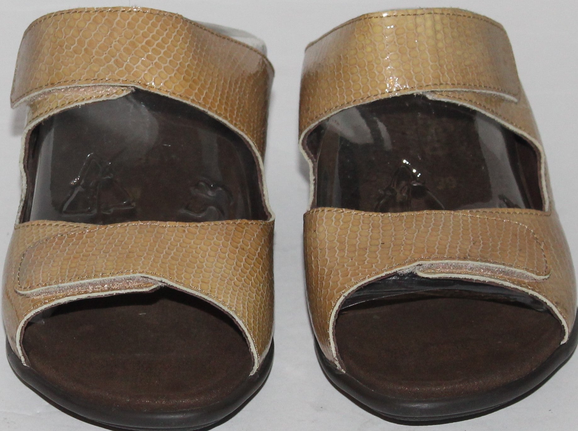 Women Shoes "MEPHISTO" Mules Size US 8.5 EU 39 Tan New